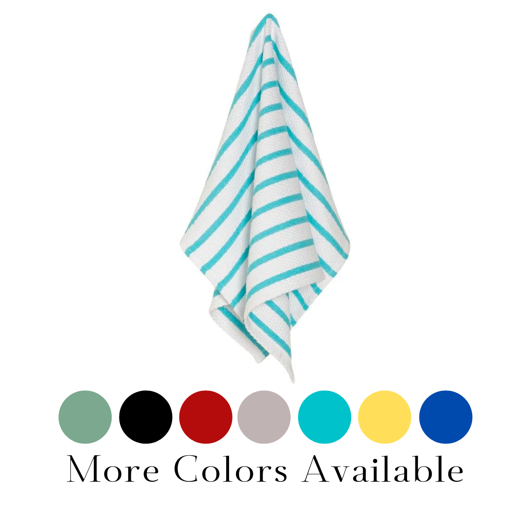 Premium Cotton Basketweave Dish Towels - Absorbent & Durable Kitchen Towels for Drying Dishes, Hands & Countertops | Ideal for Everyday Use, Hosting & Gift Giving