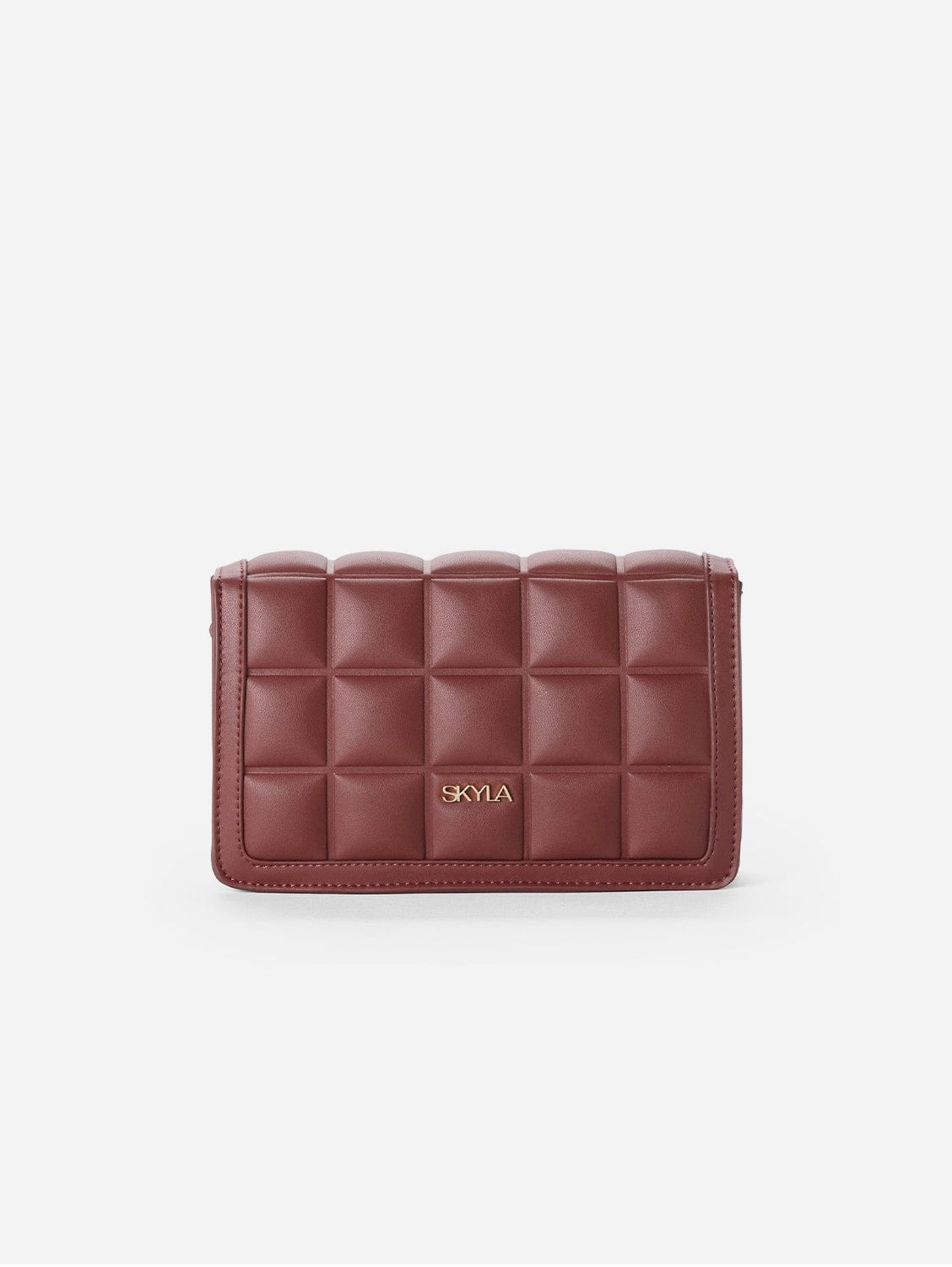 Jamie Vegan Leather Crossbody Bag for Women | Auburn Color | Stylish & Cruelty-Free Handbag for Everyday Use, Work & Travel