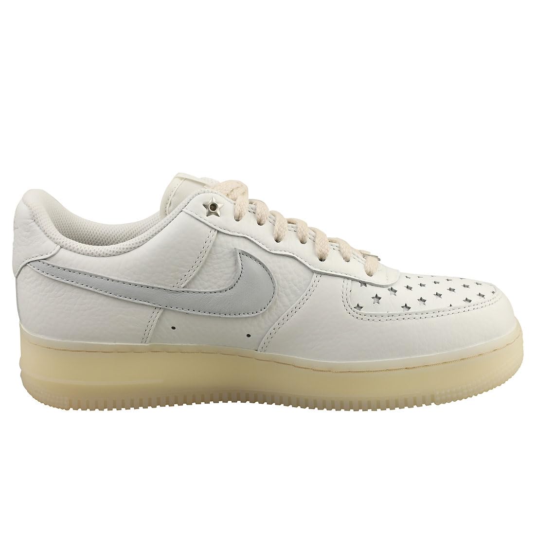Nike AIR Force 1 07 Women's White Platinum Fashion Sneakers - Size 10.5 US | Comfortable Athletic Shoes for Running, Gym & Casual Wear