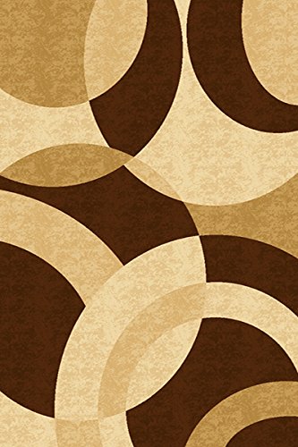 Premium 3D Effect Hand Carved Modern Abstract 5x7 Colorful Luxury Area Rug - Soft Contemporary Carpet for Bedroom, Living Room, Dining Room in Beige Brown Cream - Perfect for Home Decor, Office & High Traffic Areas