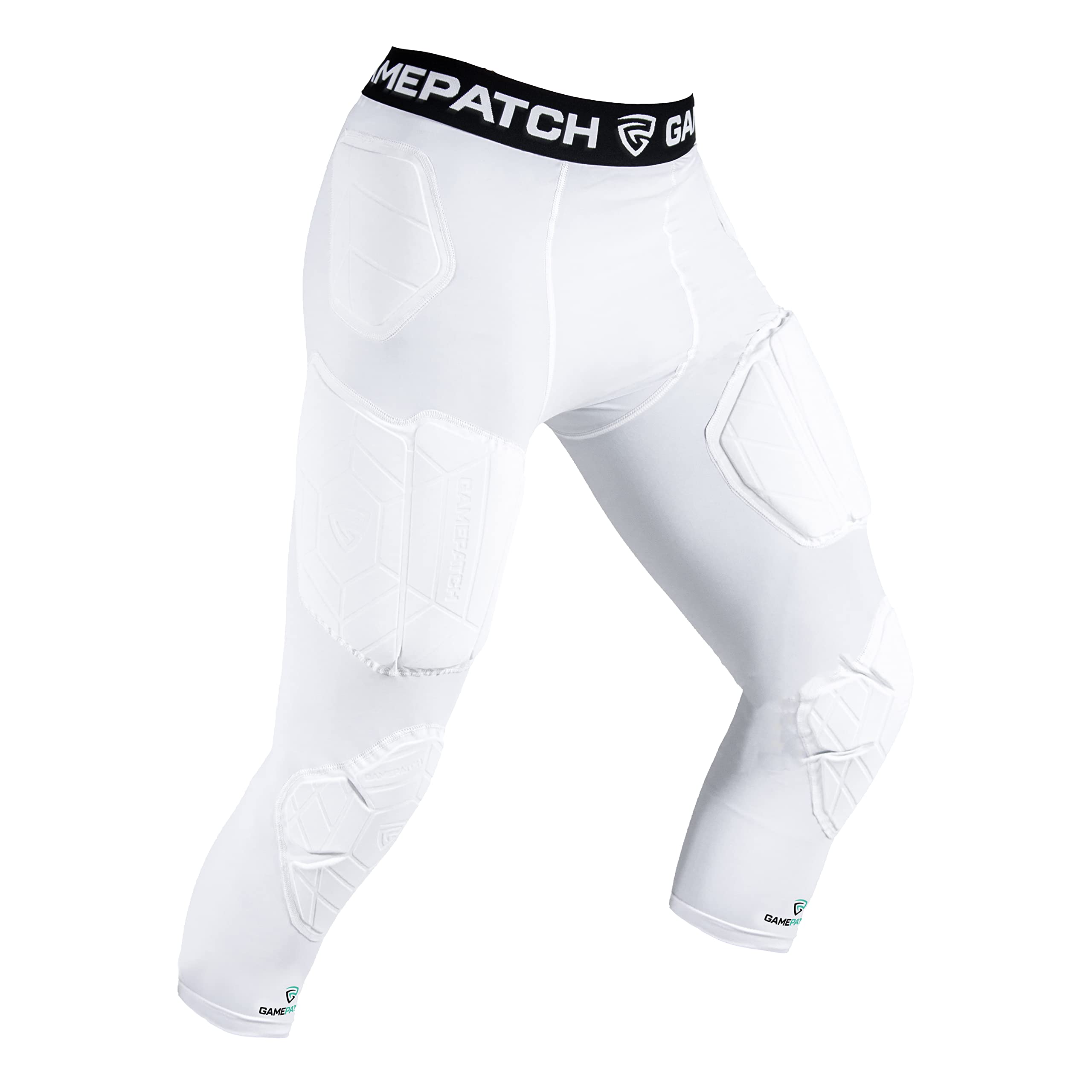 3/4 Compression Tights with Knee & Hip Support - Shock Absorbing Technology for Men, Women & Kids - Perfect for Running, Yoga & Sports Recovery
