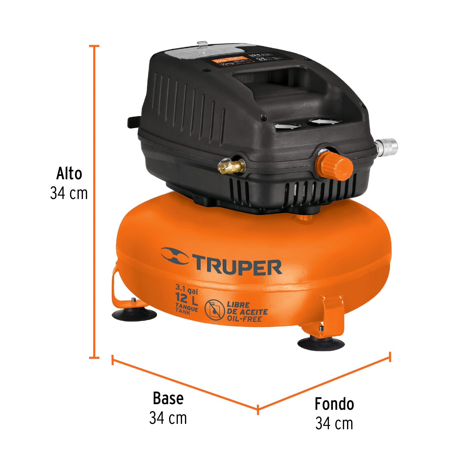 12L Free Air Compressor Oil - Premium Lubricant for Air Tools & Machinery - Ideal for Automotive, Industrial & DIY Use
