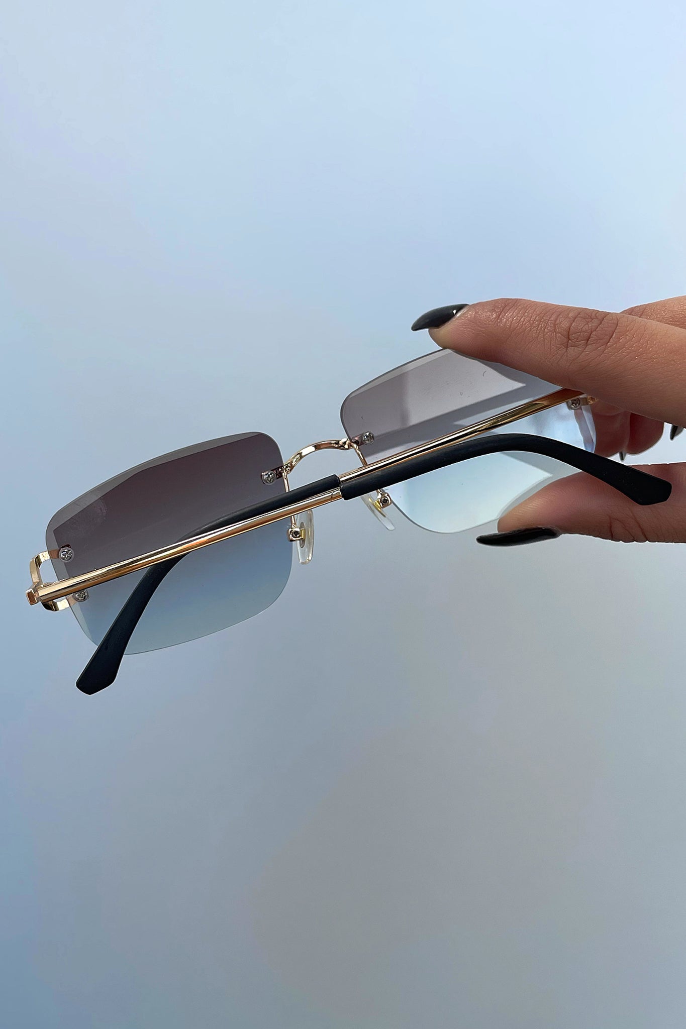 Essex Sunglasses for Men & Women - Brown to Blue Gradient Polarized Lenses - UV Protection for Outdoor Activities, Driving, Beach & Travel