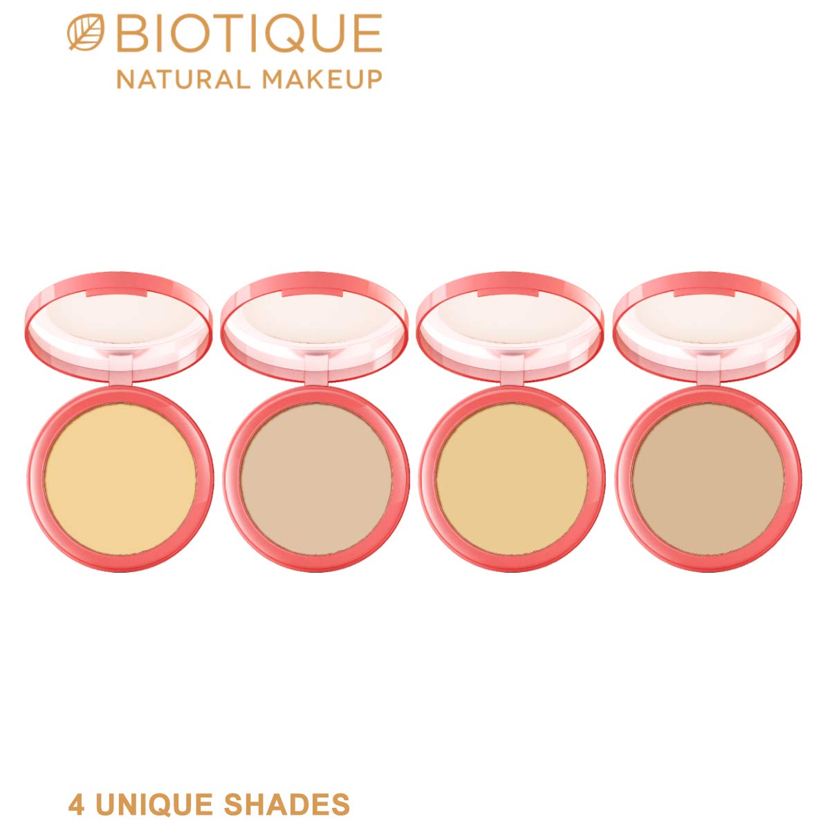 Biotique Natural Matte MagiCompact Makeup - 8G Cream for All Skin Types, Seashell Shade | Perfect for Daily Wear & On-the-Go Touch-Ups