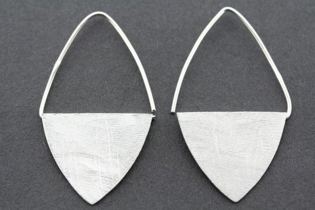 Sterling Silver Shield Disc Drop Earrings for Women - Elegant Boho Dangle Earrings for Everyday Wear & Special Occasions