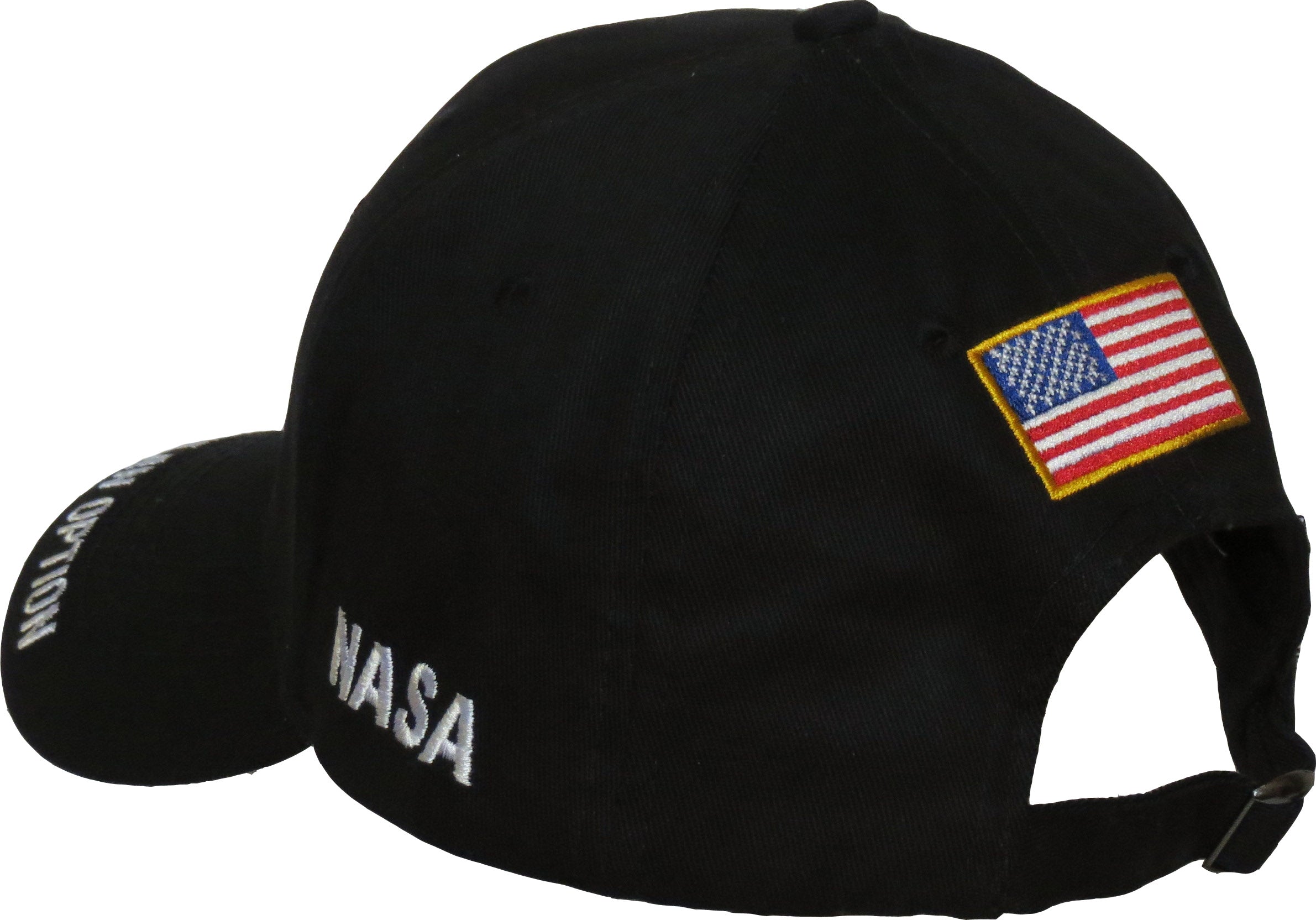 NASA Logo Black Baseball Cap - Adjustable Unisex Dad Hat for Men & Women - Perfect for Sports, Outdoor Activities & Casual Wear