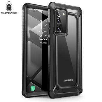 Samsung Galaxy Note 20 Ultra Clear Hybrid Bumper Case - Shockproof Protective Cover with EXO Technology for Daily Use, Work & Outdoor Activities