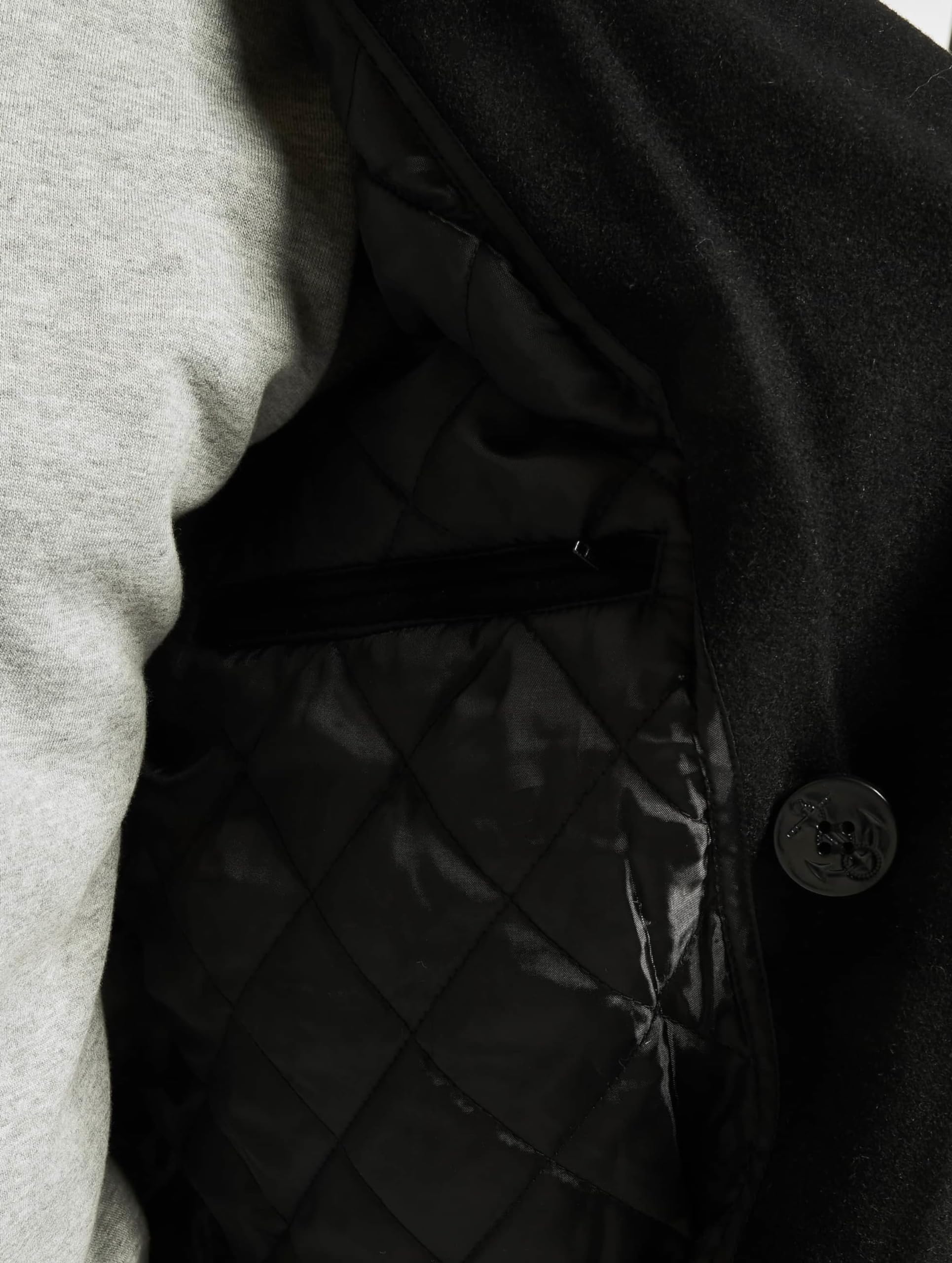 Men's Classic Black Pea Coat - Winter Warm Wool Overcoat for Business & Casual Wear | Perfect for Office, Dating & Outdoor Activities