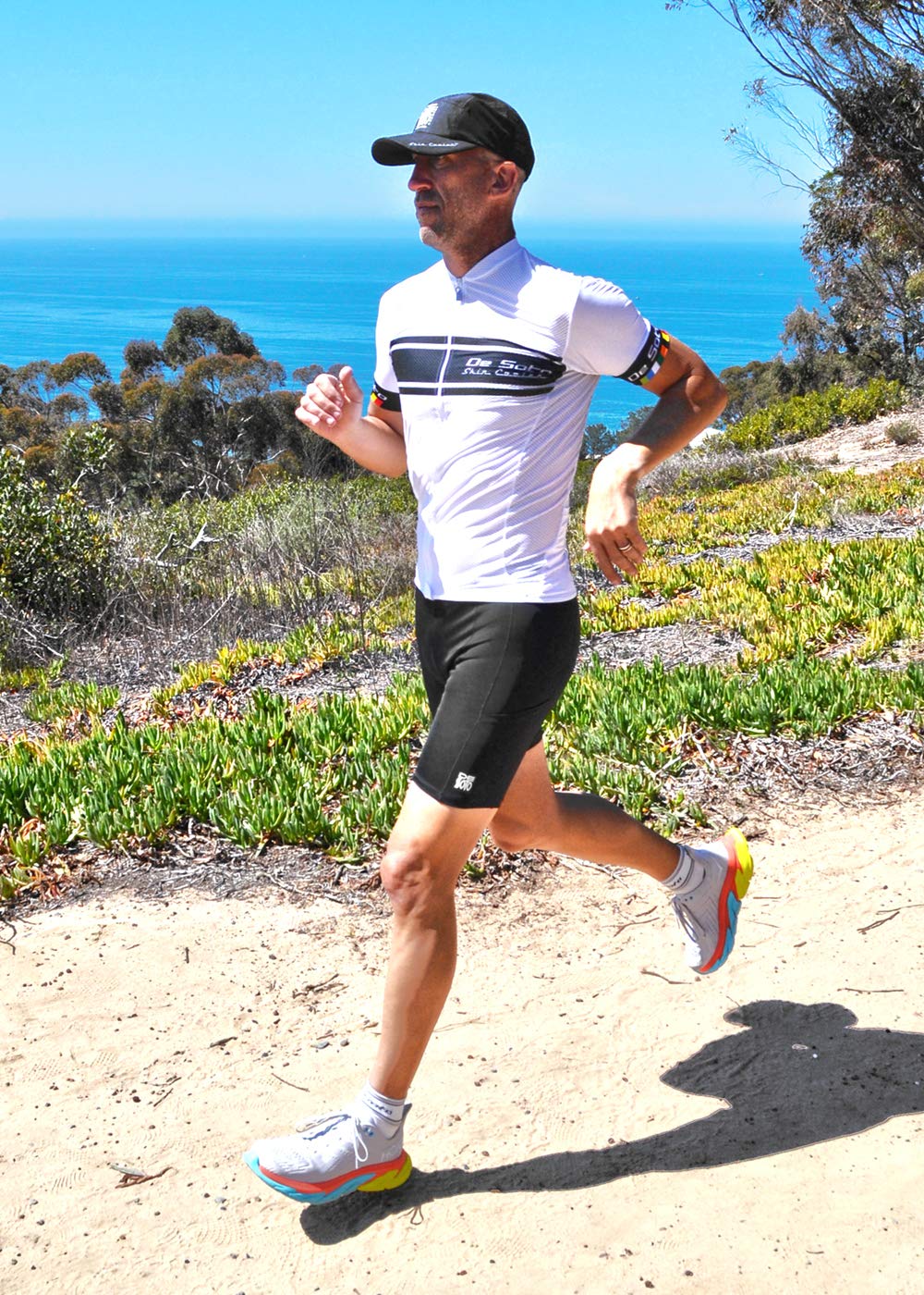 De Soto Skin Cooler Full Zip Triathlon Top Short Sleeve - FVSC - Perfect for Triathlon Training & Hot Weather Workouts