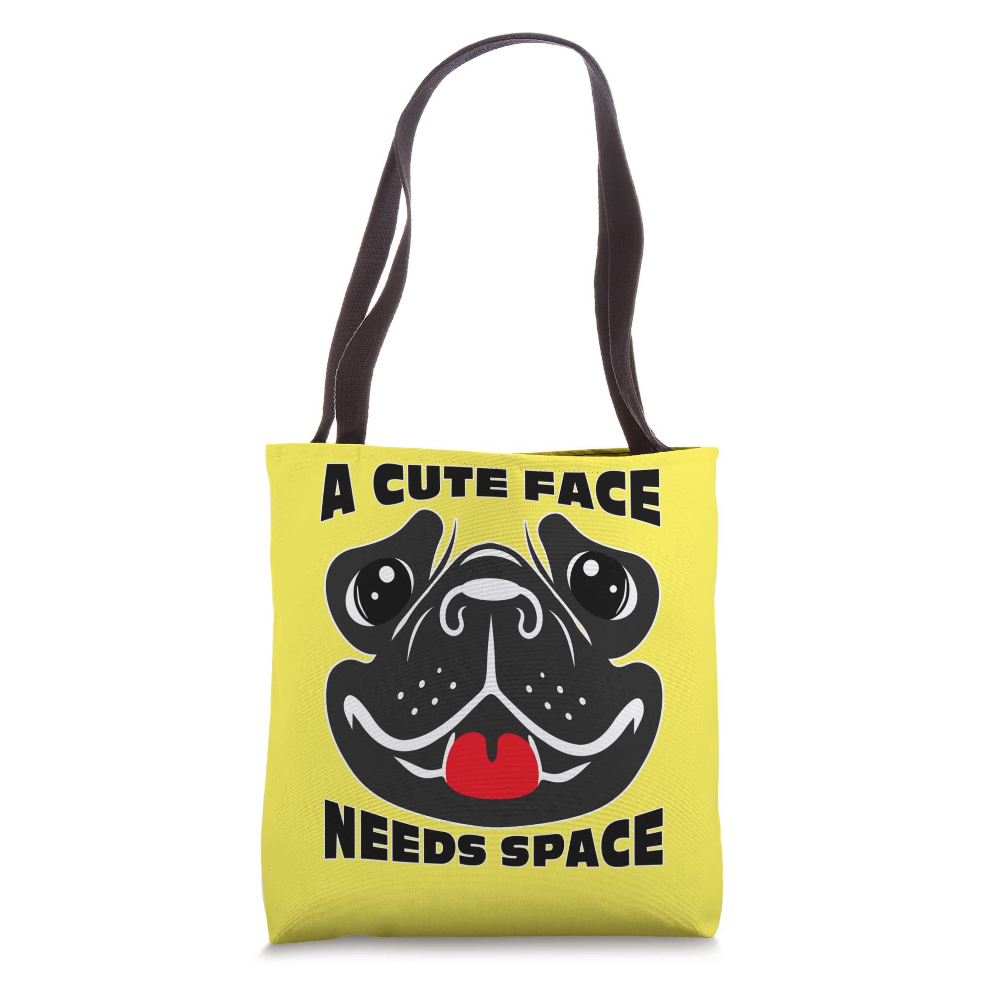 Stylish Dog Face Tote Bag - Cute & Durable Canvas Shopping Bag for Women - Perfect for Groceries, Beach Trips & Daily Use