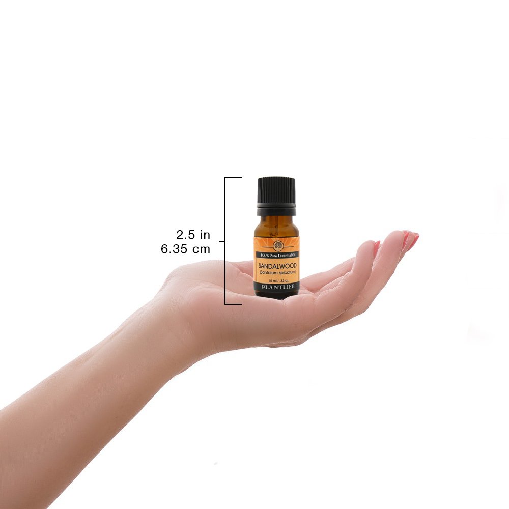 Pure Sandalwood Essential Oil - 100% Therapeutic Grade, Natural & Undiluted for Aromatherapy, Massage & Relaxation - 10ml Bottle - Perfect for Diffusers, Skin Care & Stress Relief