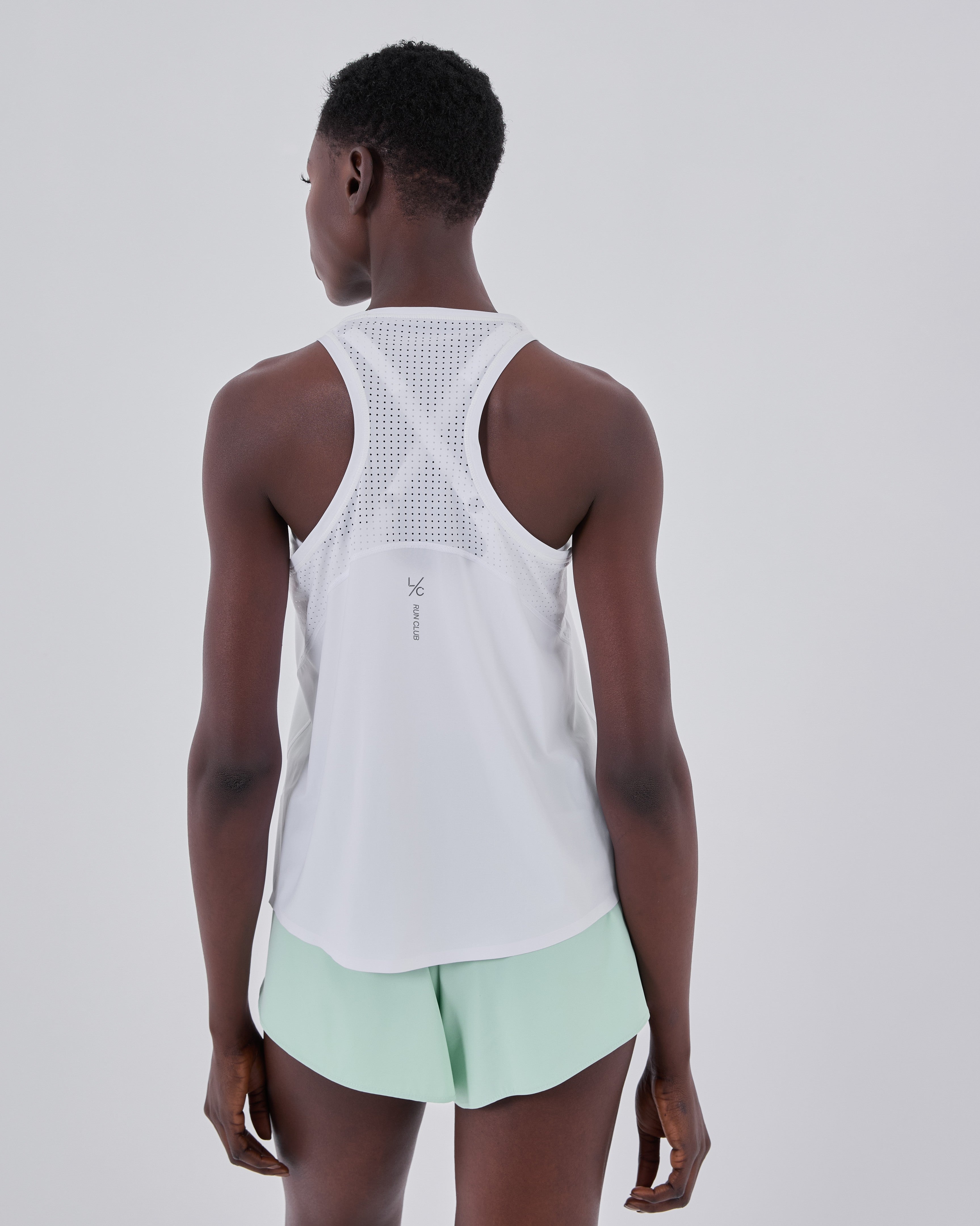Women's Running Tank Top - Breathable Quick-Dry Workout Shirt for Yoga, Gym & Outdoor Activities | White Athletic Performance Apparel