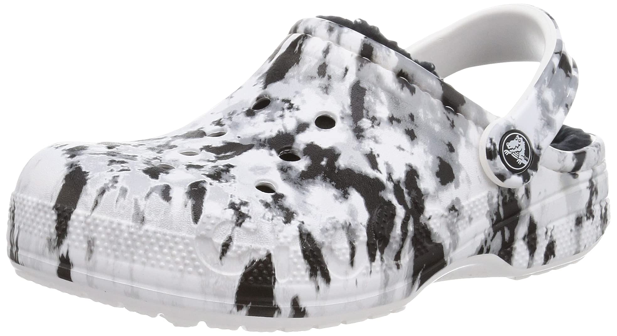 Crocs Unisex-Adult Baya Lined Tie-Dye Graphic Clog - Comfortable Slip-On Shoes for Men & Women - Perfect for Casual Wear, Beach, Pool & Indoor Use