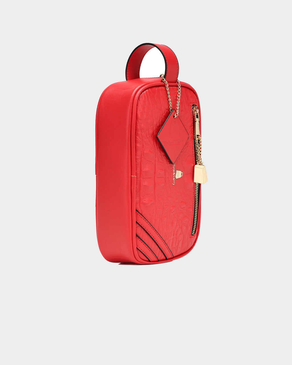 Apollo 2 Travel Toiletry Bag - Waterproof Hanging Cosmetic Organizer for Men & Women (Red) - Perfect for Camping, Gym & Business Trips