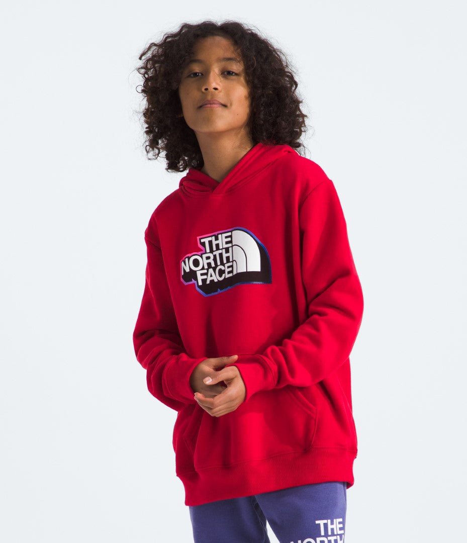 Boys' Camp Fleece Pullover Hoodie - Cozy Winter Wear for Outdoor Activities, Hiking & Casual Style | NF0A8A41