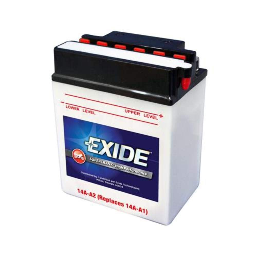 Exide 14AA2 Motorcycle Battery - High Performance 12V Powersports Battery for ATV, Dirt Bike & Scooter - Reliable Starting Power in All Weather Conditions