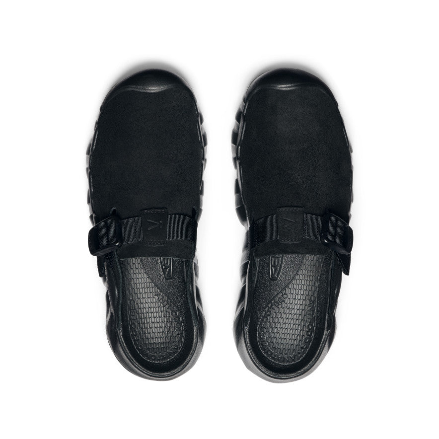 Men's Hyperport Leather Clog - Comfortable & Slip-Resistant Black Clogs for Indoor/Outdoor Wear - Perfect for Nurses, Chefs & Healthcare Workers