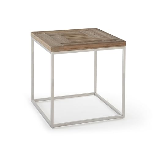Ace - Reclaimed Fir/Polished Stainless Steel
