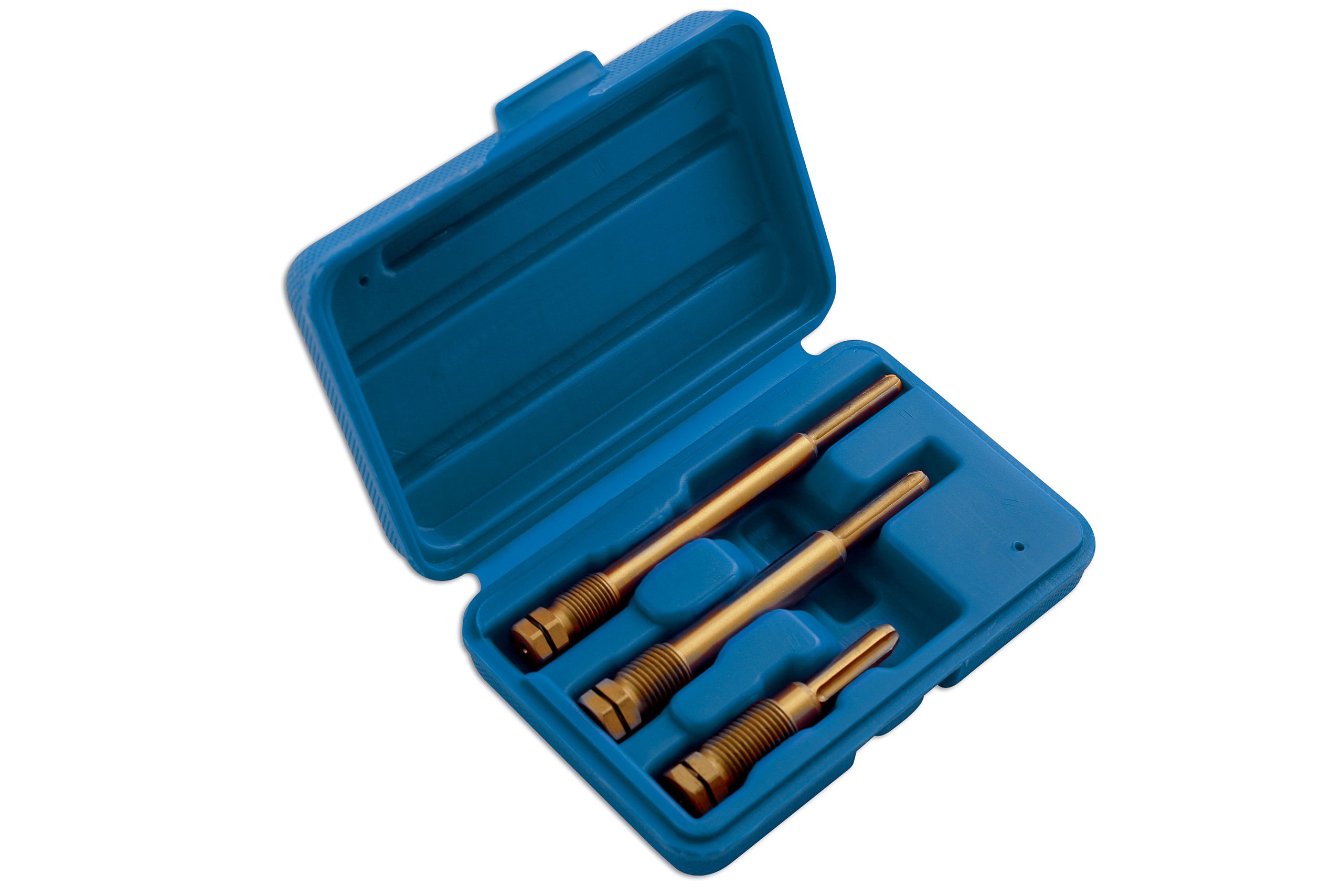 Laser 5154 Glow Plug Reamer Set - 3 Piece Diesel Engine Tool Kit for Maintenance & Repair | Ideal for Trucks, Tractors & Heavy Equipment Servicing