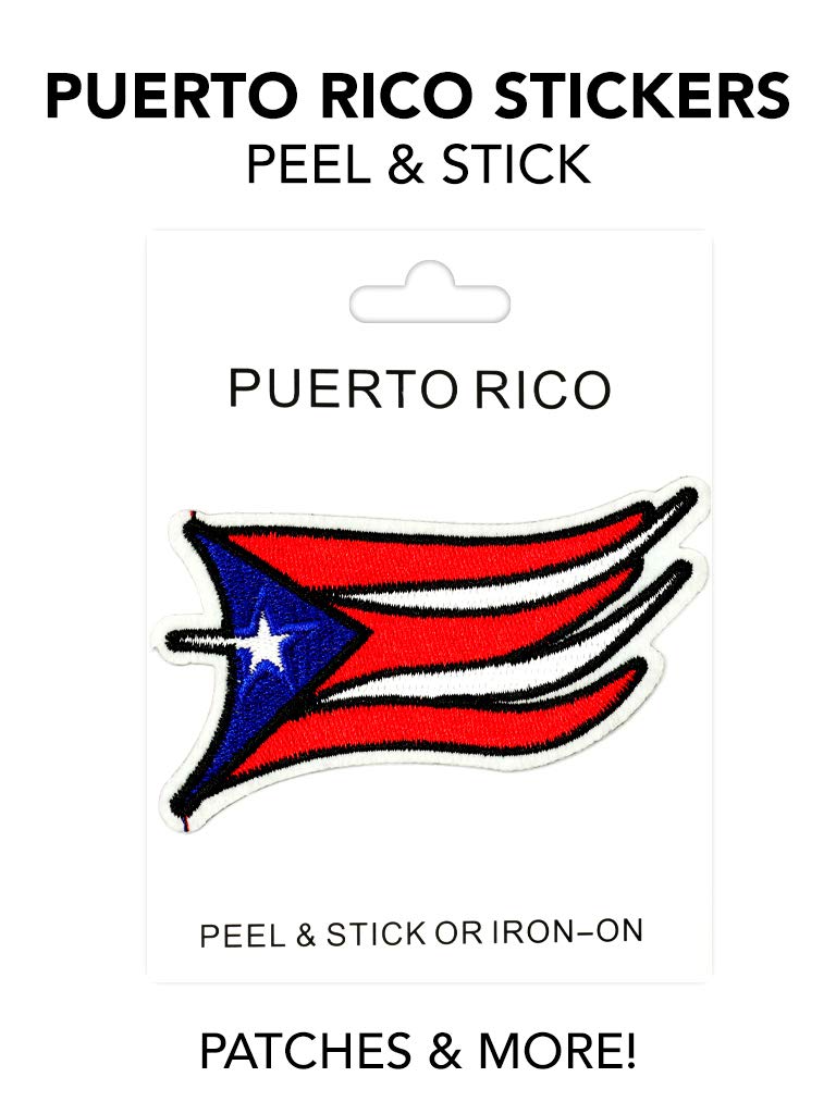 Puerto Rico Iron-on Patch - Embroidered Applique for Jackets, Backpacks, Jeans & Clothing Accessories | Perfect for DIY Customization, Travel Souvenirs & Fashion Statements
