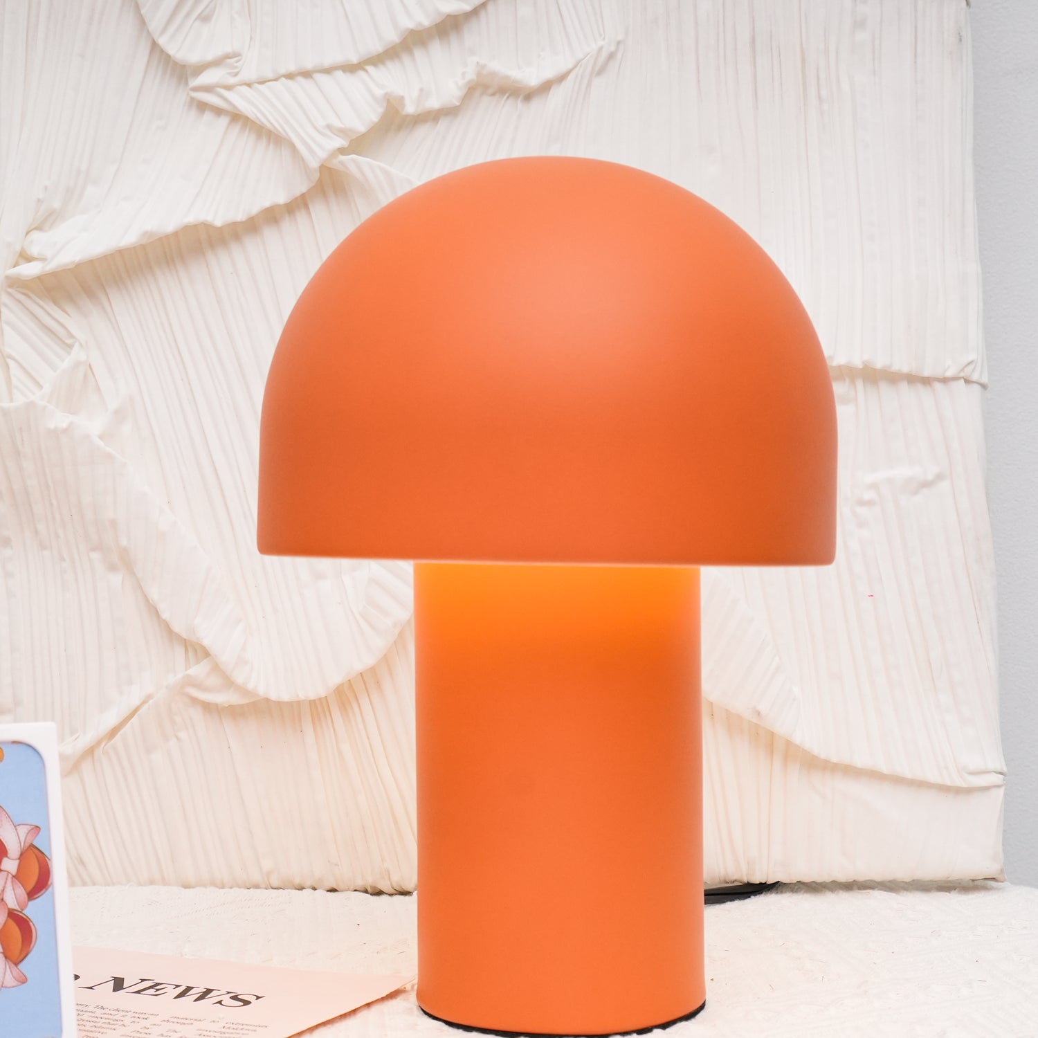 Mushroom Umbrella Table Lamp - Cute Night Light for Bedroom, Nursery, Living Room - Warm White LED Mood Lighting for Home Decor & Cozy Ambience