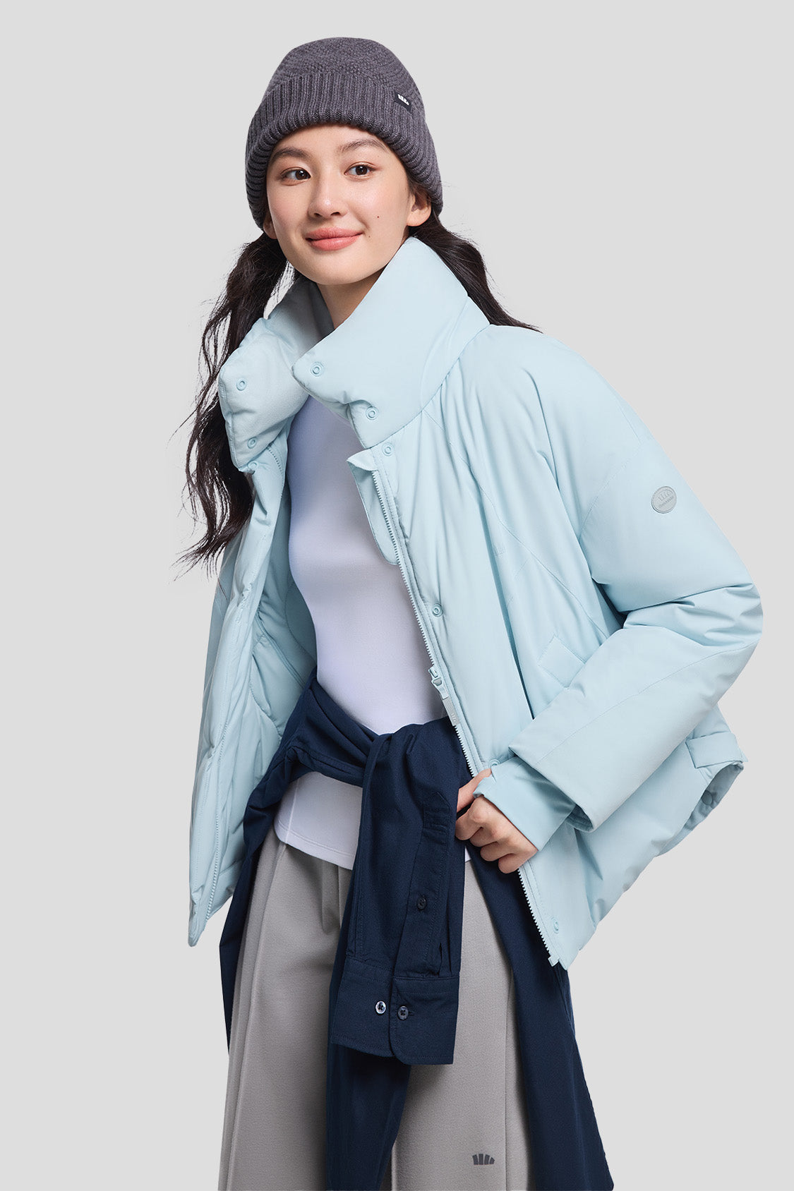 HeatGuard Women's High Warmth Stand Collar Winter Jacket - Cozy Outerwear for Cold Weather, Snow Activities & Daily Commute