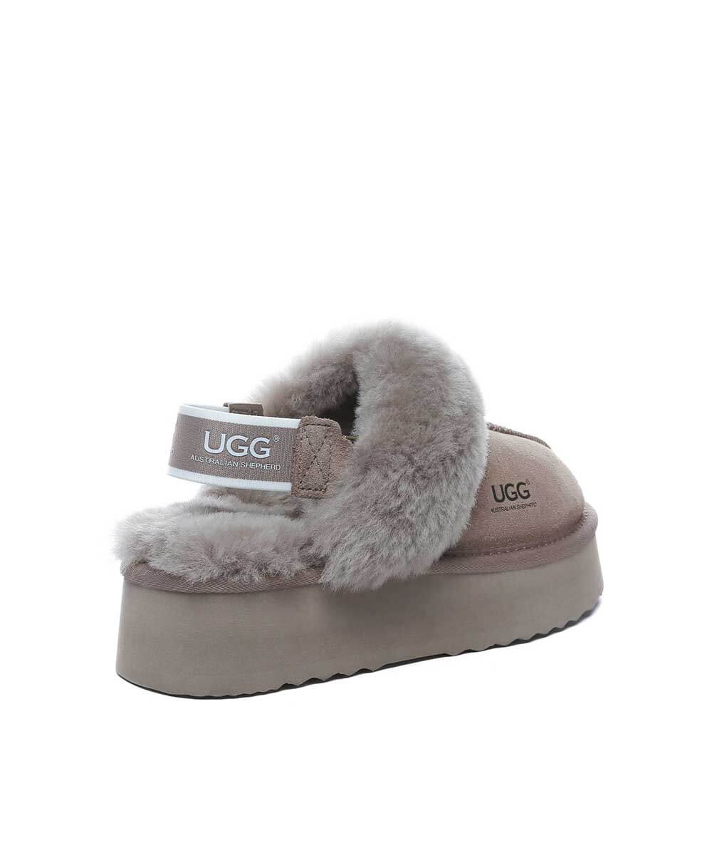 Women's UGG Bronny 3-Way Platform Slippers - Cozy House Shoes for Winter, Indoor/Outdoor Wear - Perfect for Home, Office & Travel Comfort