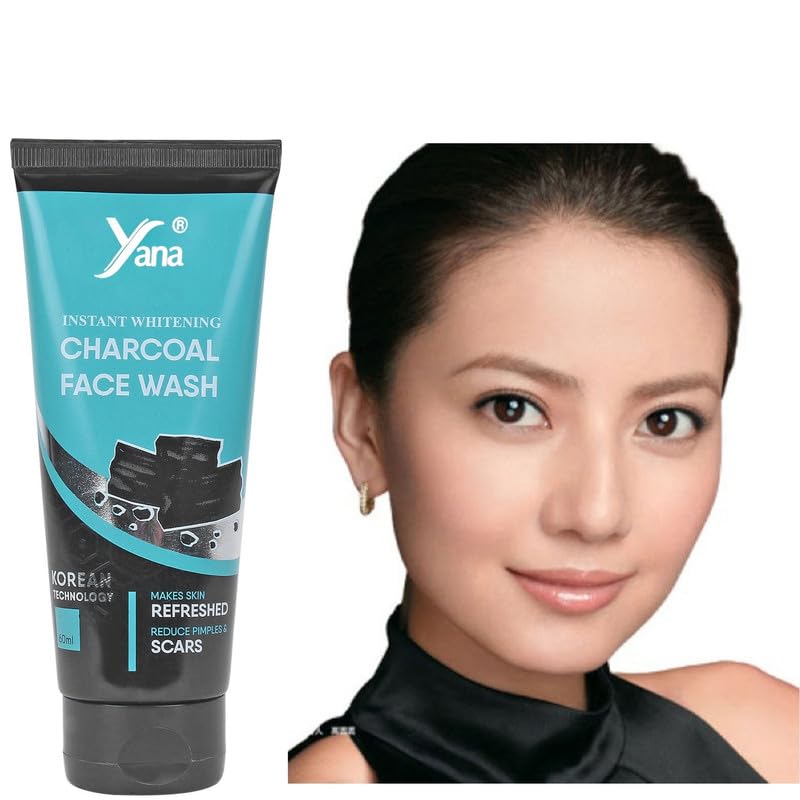 Best Acne-Fighting Charcoal Face Wash for Women - Deep Cleansing & Oil Control for Clear Skin - Perfect for Daily Skincare Routine & Sensitive Skin Care
