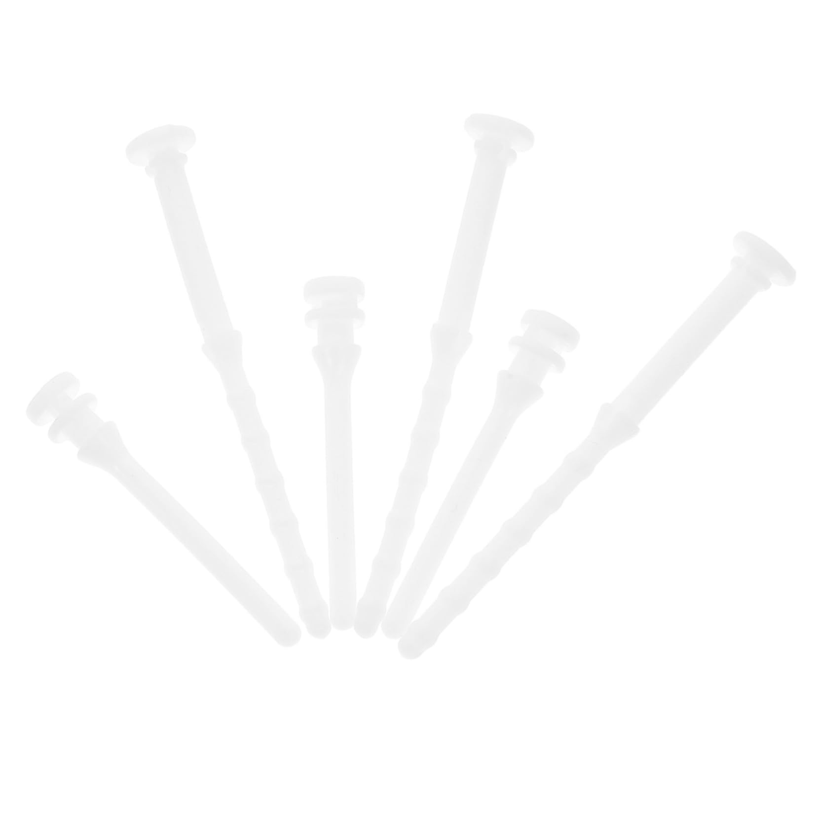 CHILDWEET 20pcs Anti-Vibration Silicone Rubber Screws Kit for Computer Case & Fan Mounting - Reduce Noise & Shock Absorption for PC Builds, Gaming Rigs, and Workstations