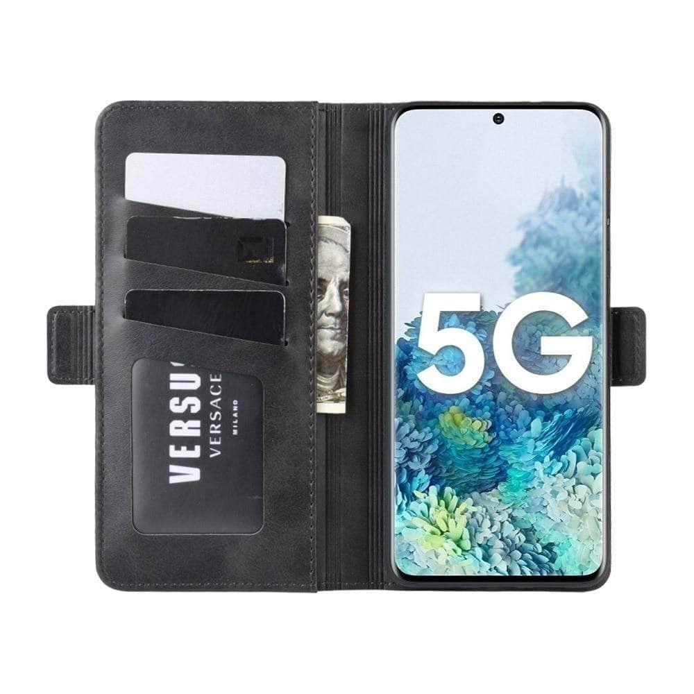 Samsung Galaxy S20 FE Lite Leather Wallet Case - Vintage Flip Cover with Magnetic Closure for Men & Women - Perfect for Business, Travel & Everyday Use