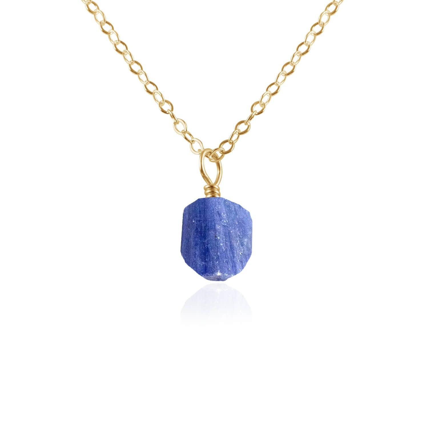 Natural Raw Kyanite Pendant Necklace - Healing Crystal Jewelry for Women, Chakra Balancing & Spiritual Protection - Perfect for Meditation, Yoga & Energy Work