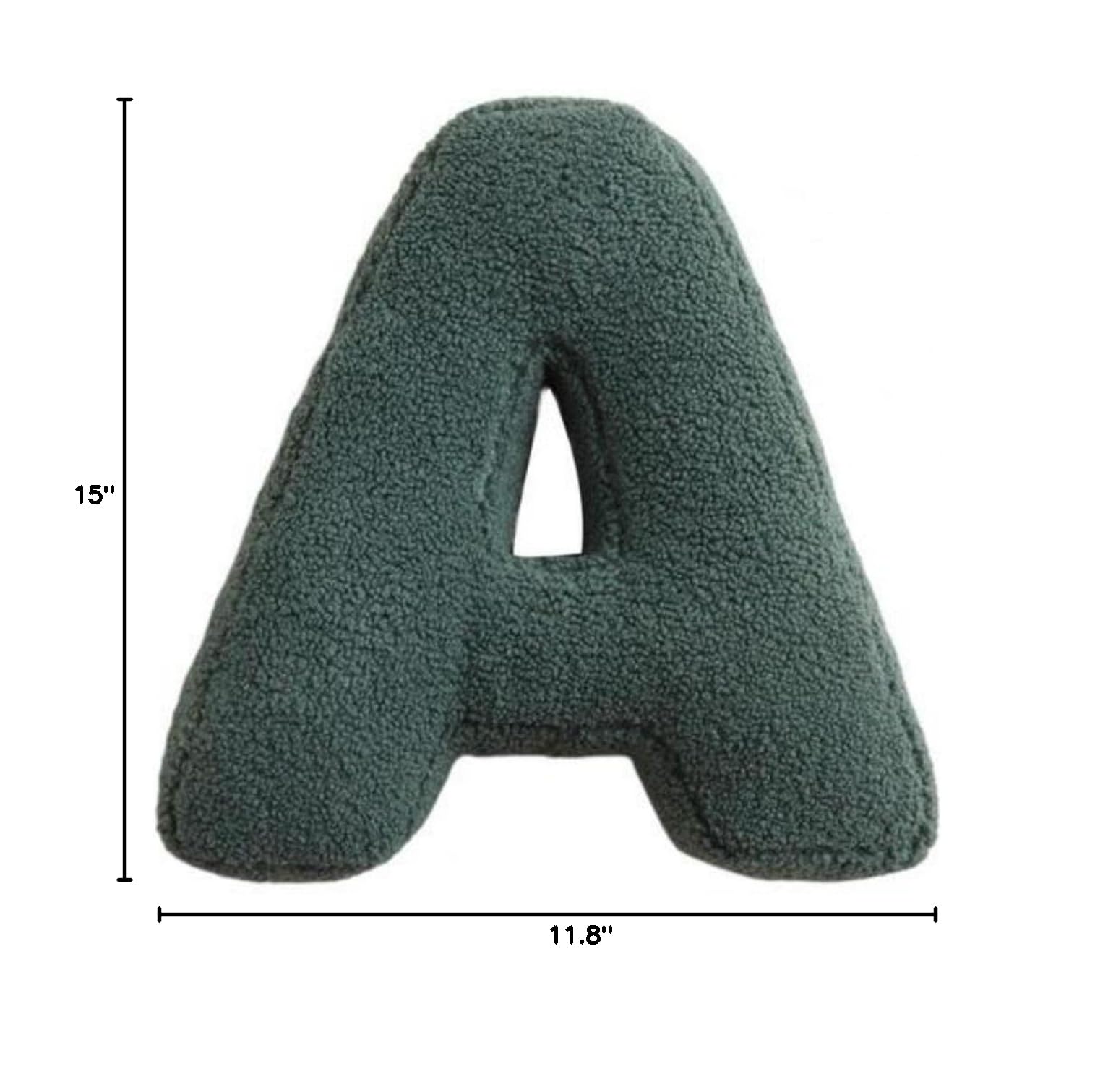 Soft Plush Letter Pillows - English Alphabet Decorative Throw Pillows for Sofa, Couch, Bed & Car - Cute Home Decor & Cozy Accent for Living Room, Nursery & Dorm