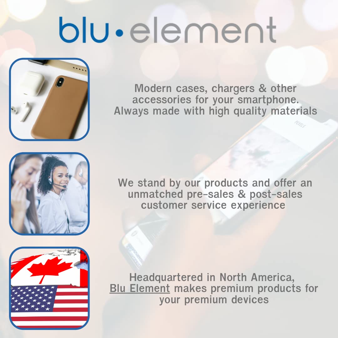 Blu Element iPhone 12/12 Pro Magnetic Case - Detachable & Wireless Charging Compatible Phone Cover with Car Mount - Perfect for Driving, Work & Everyday Protection