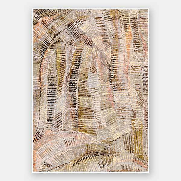 Dhala Bu Nya Neutral Abstract Art Print - Unframed Wall Decor for Living Room, Bedroom & Office | Modern Home Decor