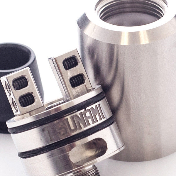 GeekVape Tsunami 22mm Rebuildable Dripping Atomizer RDA - Best for Cloud Chasing & Flavor Testing | Perfect for Advanced Vapers & DIY E-Liquid Enthusiasts