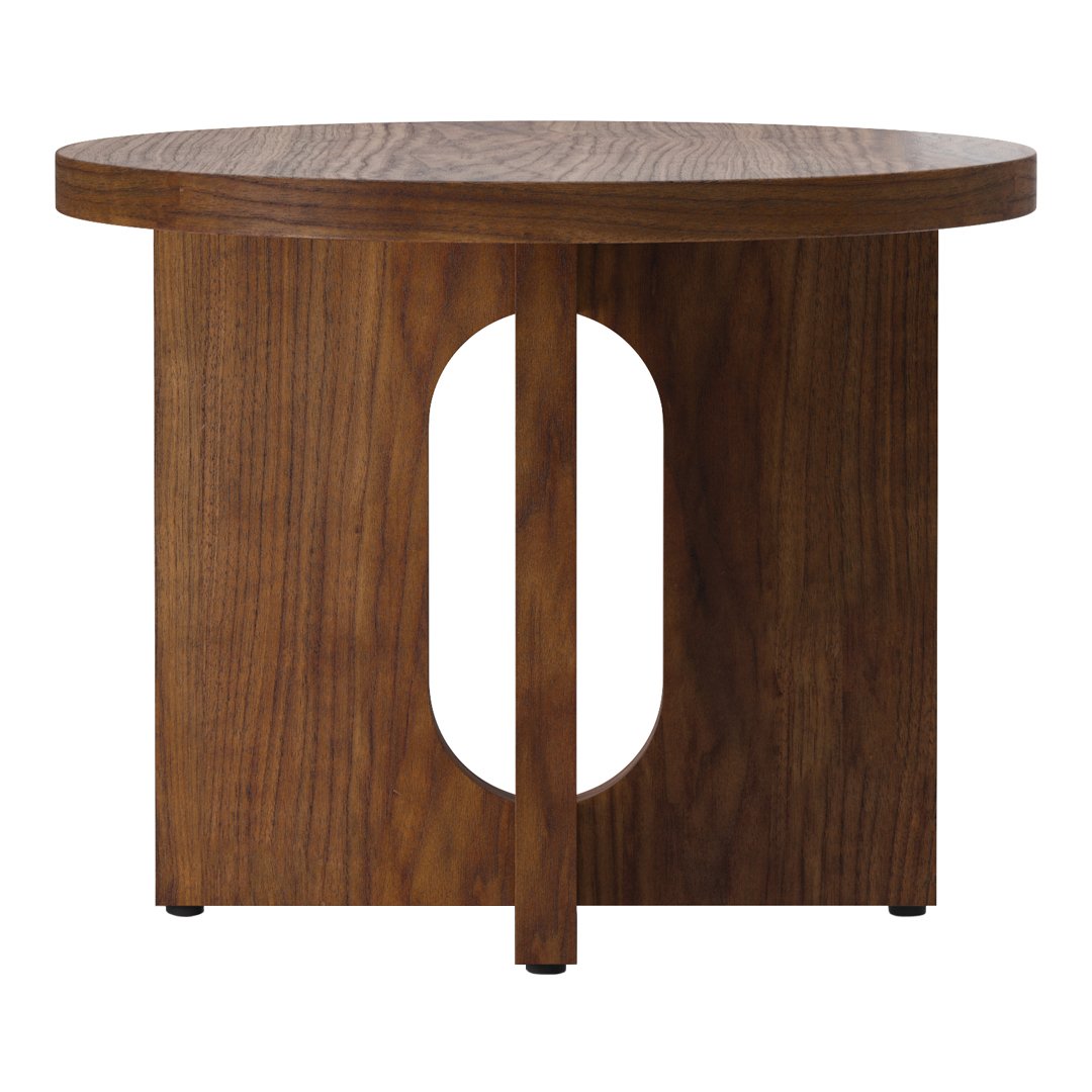 Modern Androgyne Side Table - Minimalist Nightstand, End Table for Living Room, Bedroom, or Office - Stylish Small Accent Table with Sturdy Metal Frame
