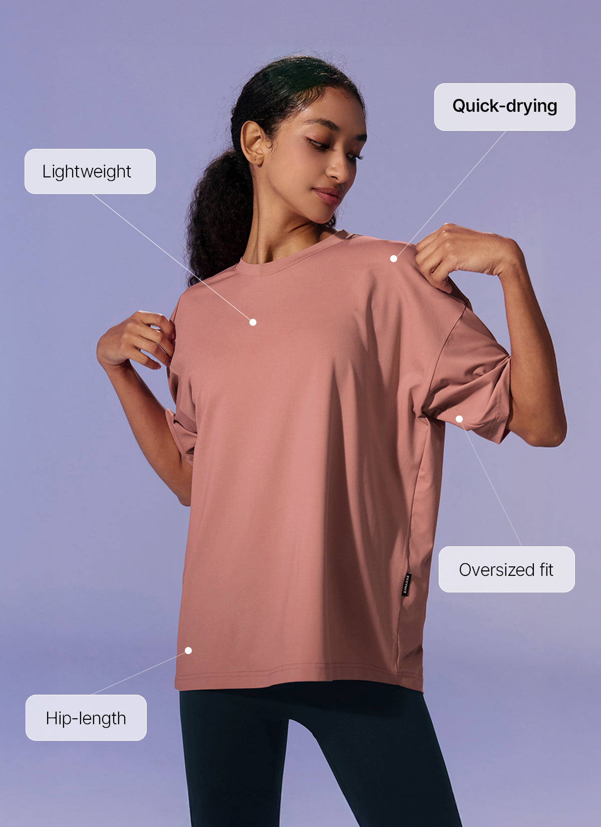 1+1 Pack Ice Feather Over Fit T-Shirt for Men - Soft & Lightweight Summer Casual Tee - Perfect for Outdoor Activities, Gym, and Everyday Wear