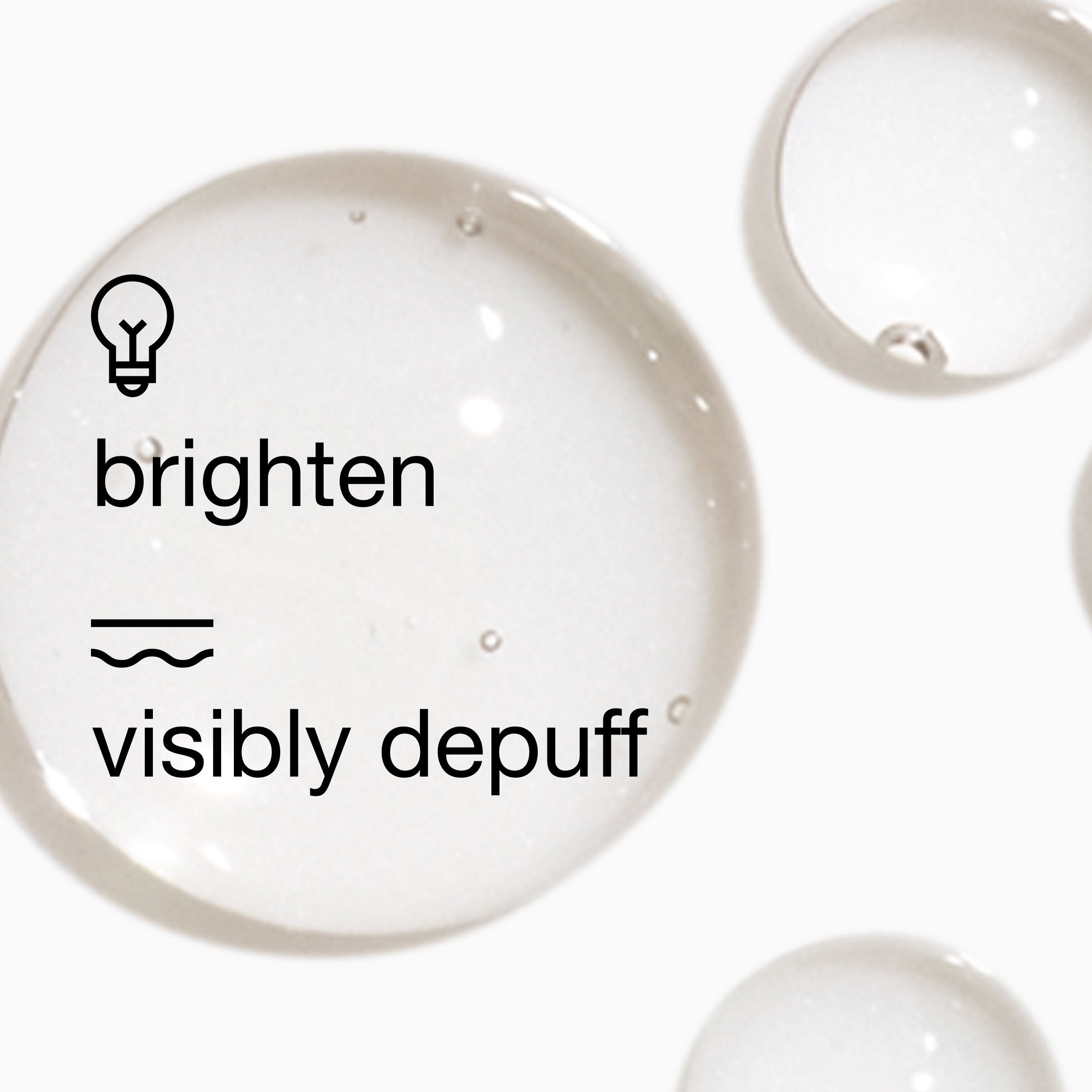 Best De-Puffing Eye Serum for Dark Circles & Wrinkles - Cooling Eye Massage Gel for Brightening & Hydration - Perfect for Morning Routine & Travel Skincare
