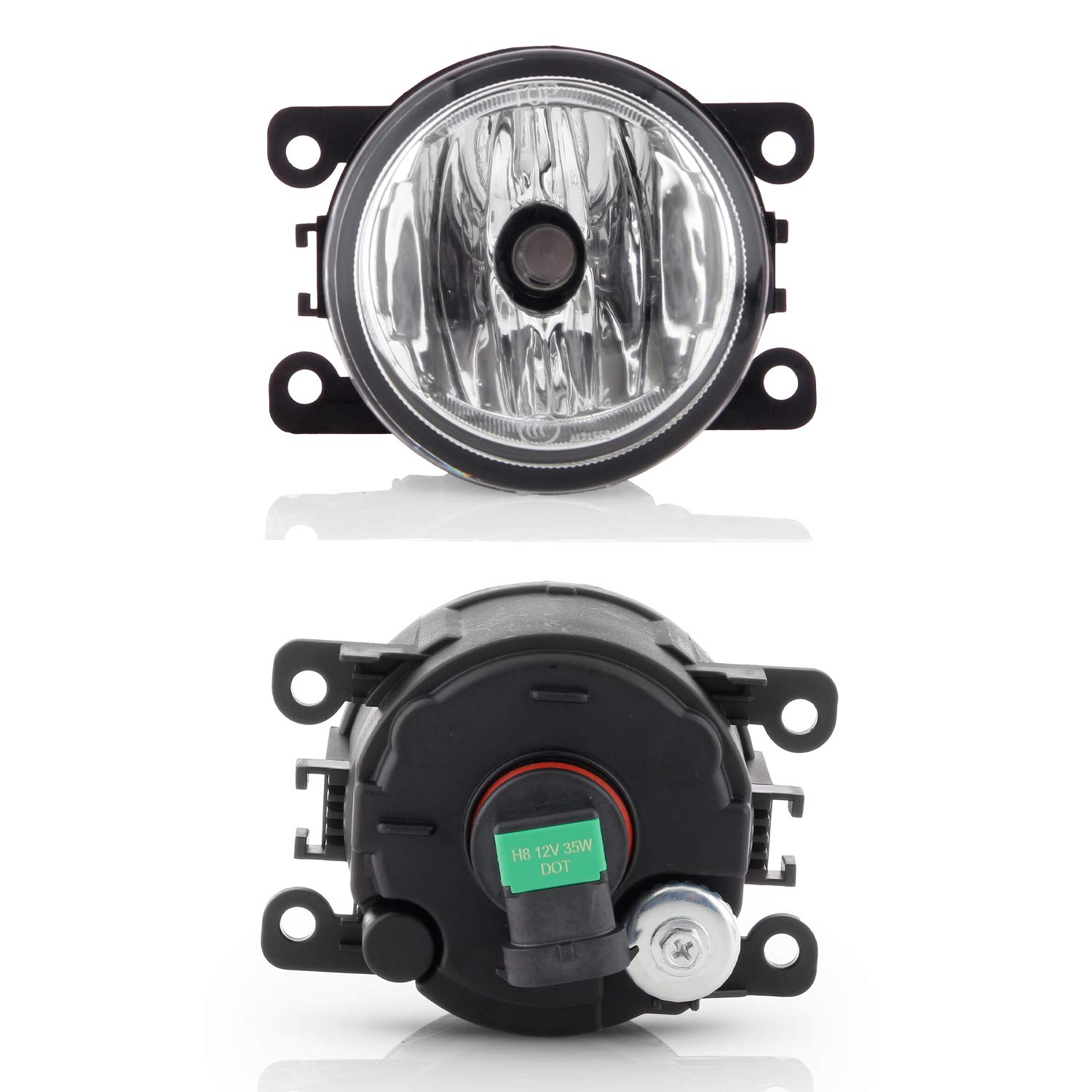 AKKON LED Fog Lights Kit for 2019-2024 RAM 1500 (Halogen Replacement) - Waterproof Driving Lamps with Switch & Bulbs - Perfect for Off-Roading, Night Driving & Foggy Conditions