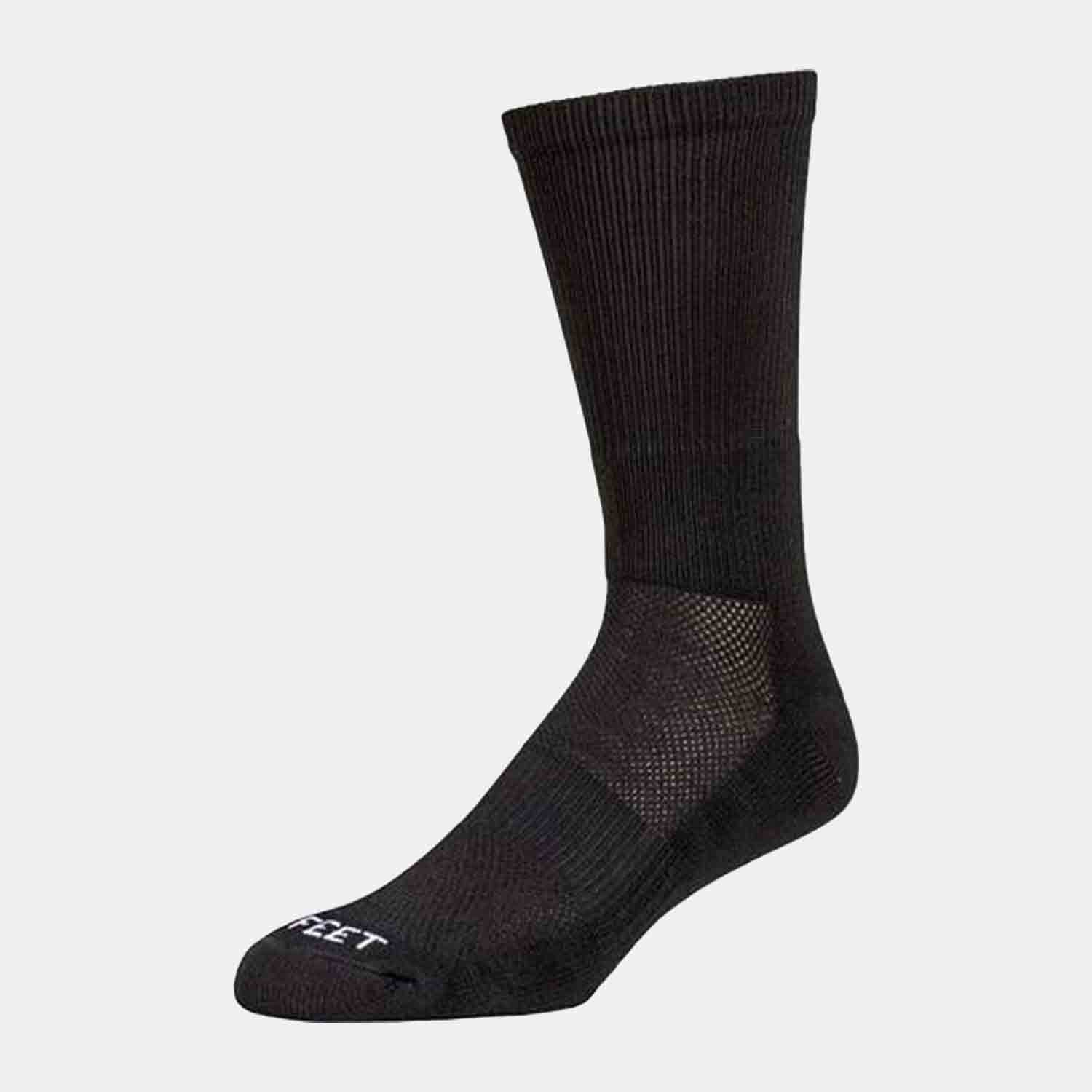 Pro Feet Performance Crew Socks for Men & Women - Moisture Wicking Athletic Socks for Running, Hiking & Workout - Comfortable Breathable Sports Socks