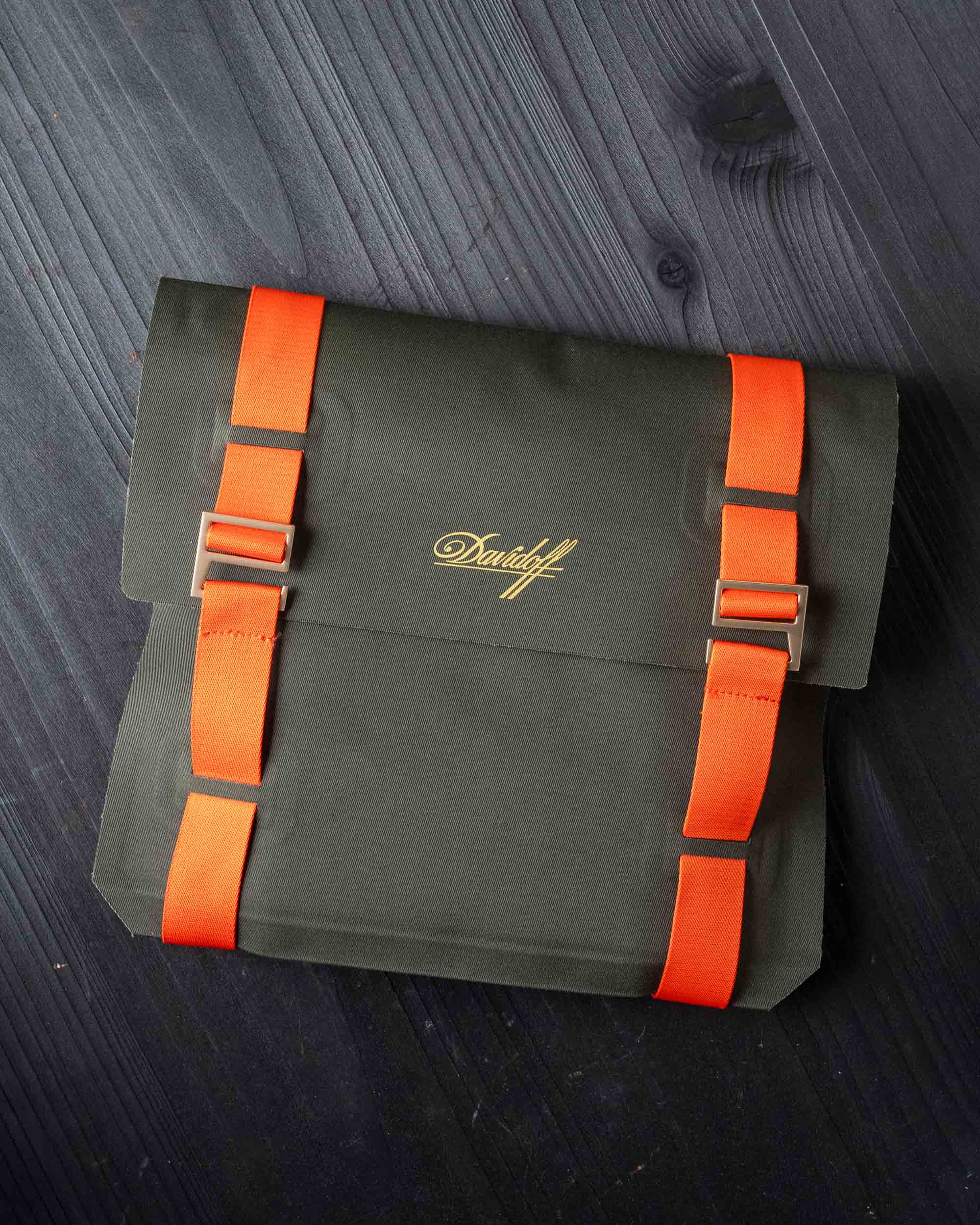 Davidoff Travel Humidor Explorer - Premium Cigar Case for Men, Portable Leather Cigar Holder with Humidifier, Perfect for Business Travel, Gifts & Outdoor Adventures