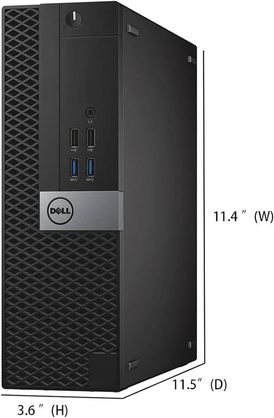 Dell Optiplex Desktop Computer - Intel Core i5 Processor up to 4.20GHz, 4GB RAM, 256GB SSD, Windows 10 Pro, WiFi & Bluetooth, DVD Drive - Perfect for Home Office, Business & Gaming