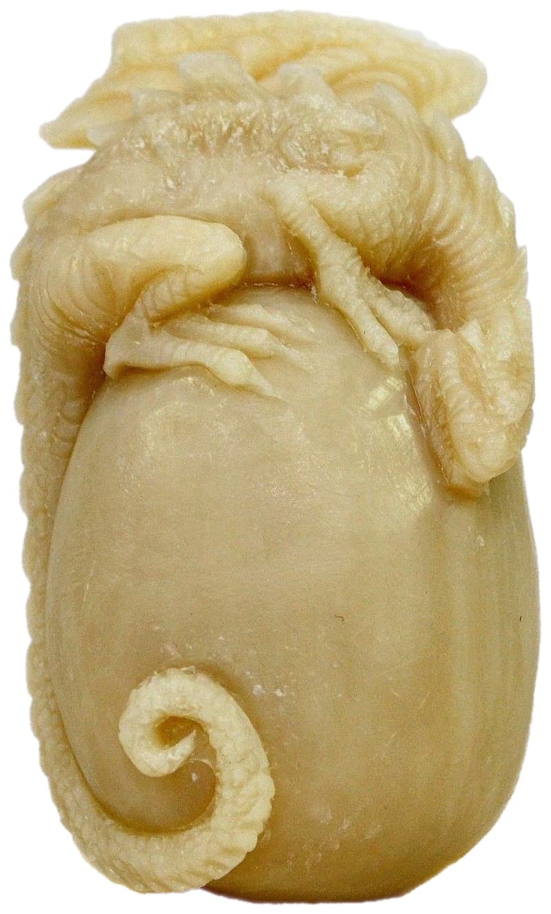 Dragon Silicone Mold for Soap, Resin, Wax, Plaster & Clay - Perfect for DIY Crafts, Candle Making, and Egg Decorations