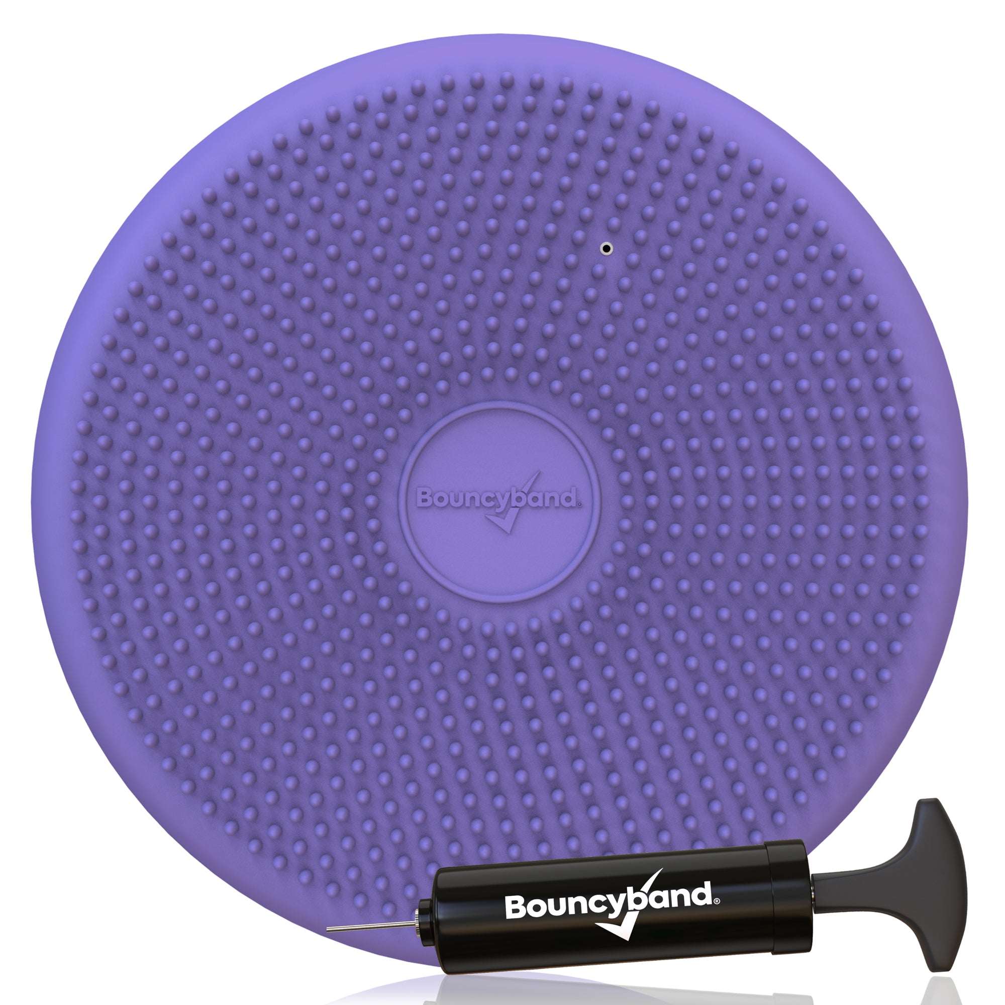 Bouncyband Big Wiggle Seat Sensory Cushion - Purple Flexible Seating for Kids - Improve Focus & Movement in Classroom or Home Learning
