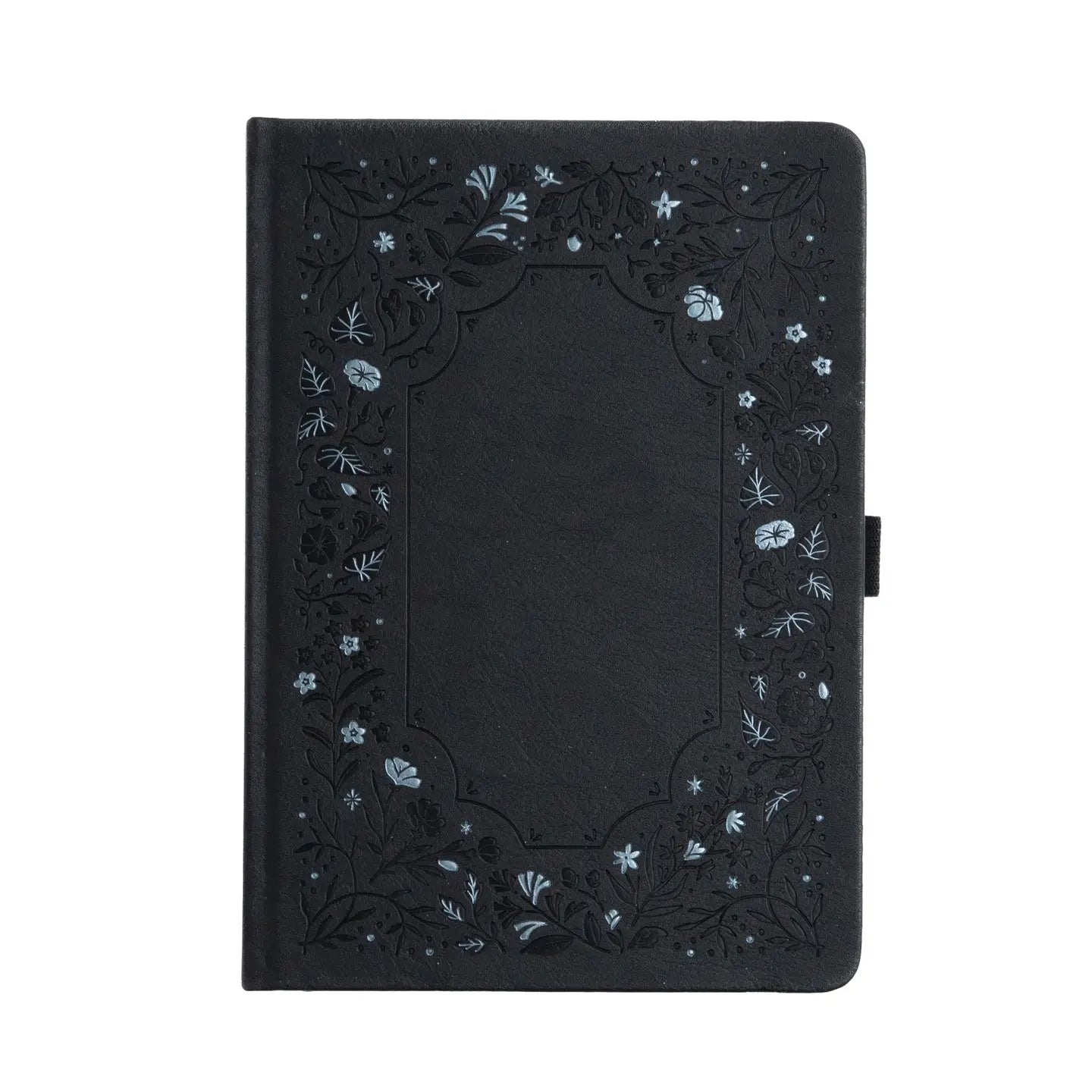 Archer and Olive B5 Dot Grid Notebook - Midnight Floral Design for Bullet Journaling, Sketching & Note Taking | Perfect for Students, Artists & Professionals
