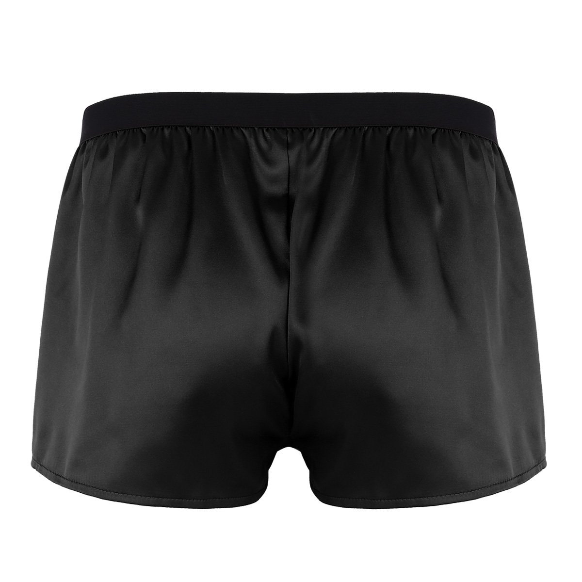 Hularka Men's Elastic Silk Boxer Shorts - Breathable Underwear for Swimming, Sleeping & Lounge Wear - Comfortable Pajama Pants for Relaxation at Home or Travel