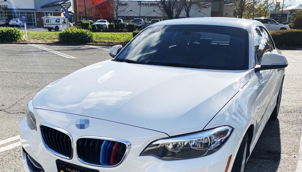 BMW 2 Series (2014-2020) M Color Grille Insert Trims - 8 Beam Black Grill Upgrade for Enhanced Style | Perfect for Car Enthusiasts & Customization Projects