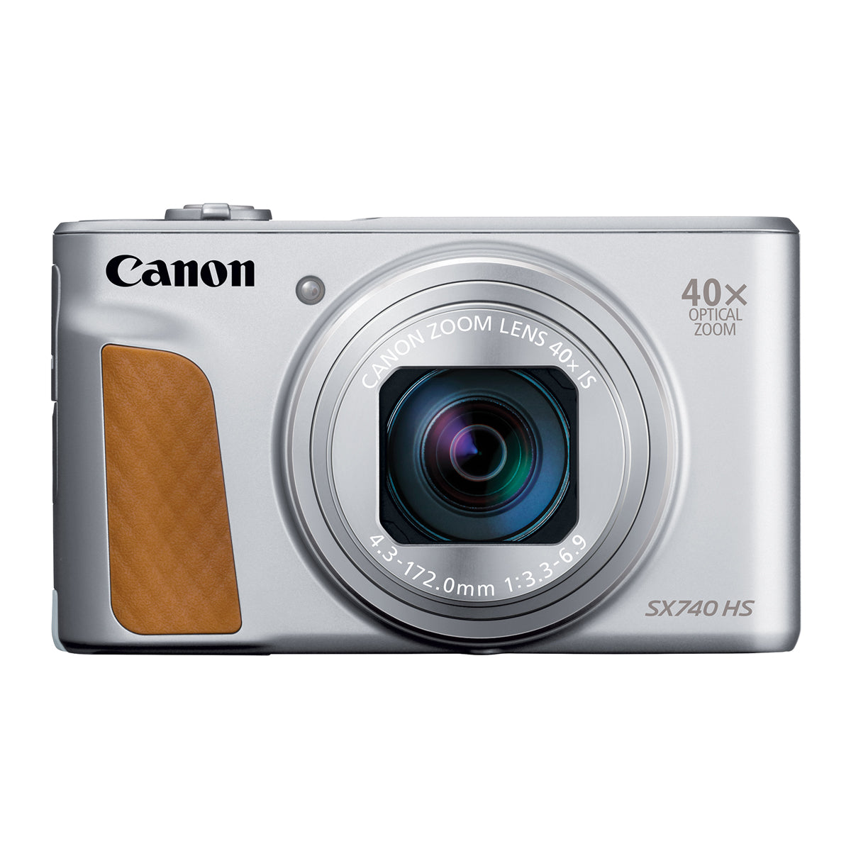 Canon PowerShot SX740 HS Digital Camera with 40x Optical Zoom, 20.3MP, 4K Video, WiFi & Bluetooth (Silver) - Perfect for Travel, Vlogging, and Wildlife Photography