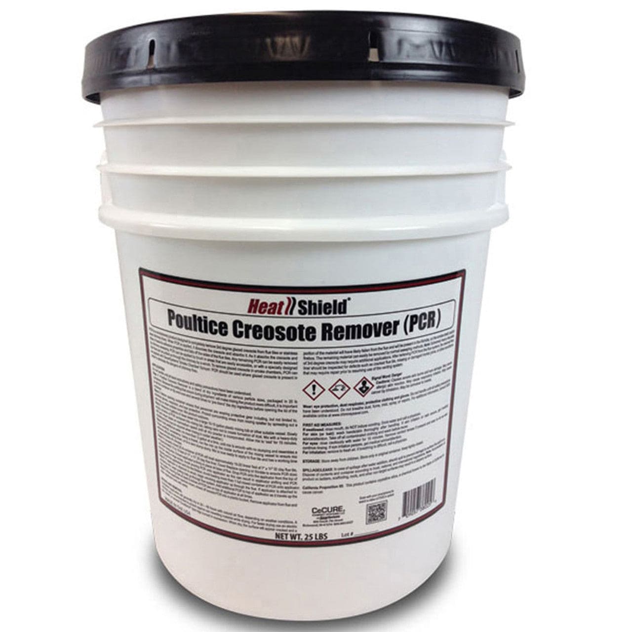 25 lb. PCR Poultice Creosote Remover for Concrete & Masonry - Heavy-Duty Stain & Grease Cleaner - Ideal for Driveways, Garages & Industrial Floors