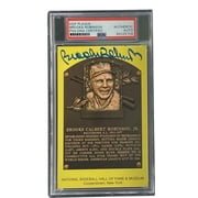 Brooks Robinson Autographed 4x6 Baltimore Orioles Hall of Fame Plaque Card with PSA/DNA Certification #85025709 - Perfect for Baseball Memorabilia Collectors and Sports Fans Display